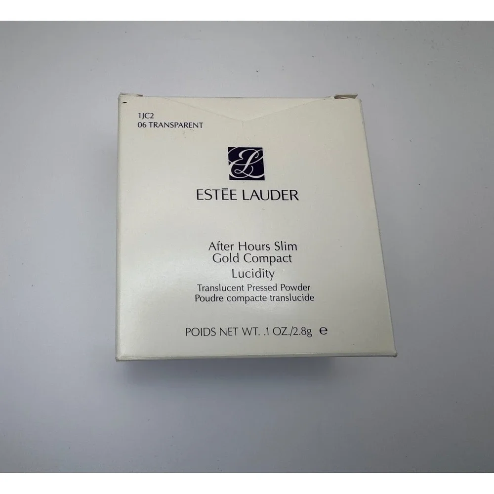 Estee Lauder After Hours Slim Gold Lucidity‎ Translucent Pressed Powder Compact